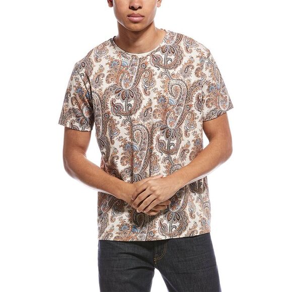 Etro MensRoma T-Shirt Tan